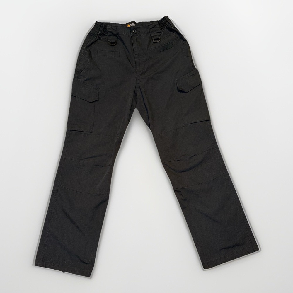 LA Police Gear Core Cargo Tactical Pants 30x32 Black Rip Stop